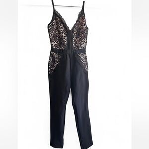 🖤 On-Trend FW2025🖤
ARIO Collection—Sexy, Black, Langerie-Inspired Lace Jumpsuit